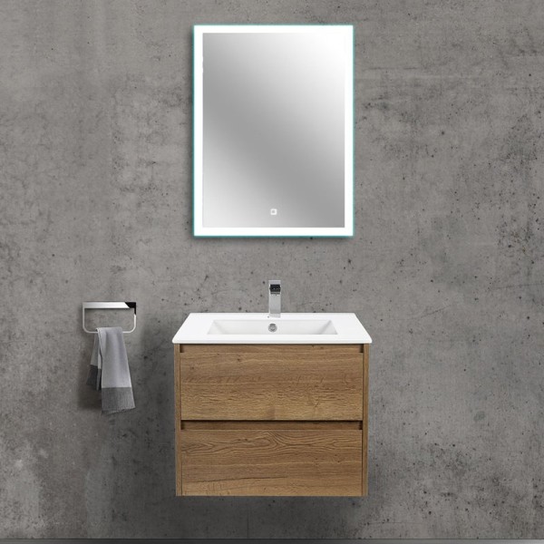 Мебель для ванной комнаты Vincea Gio 60 дуб табак