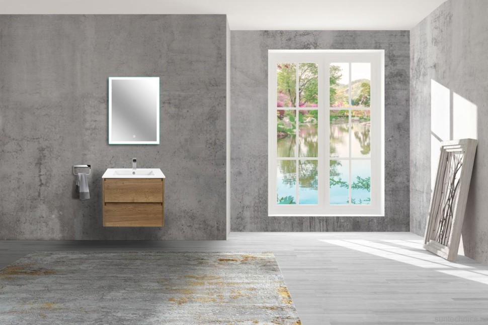 Мебель для ванной комнаты Vincea Gio 60 дуб табак