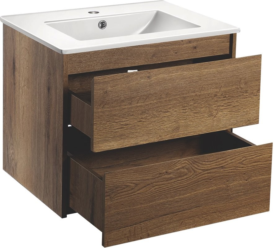 Мебель для ванной комнаты Vincea Gio 60 дуб табак