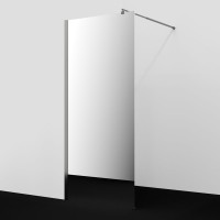 Душевая перегородка Wasserkraft Rur 30W 100 см, профиль графит, стекло зеркальное