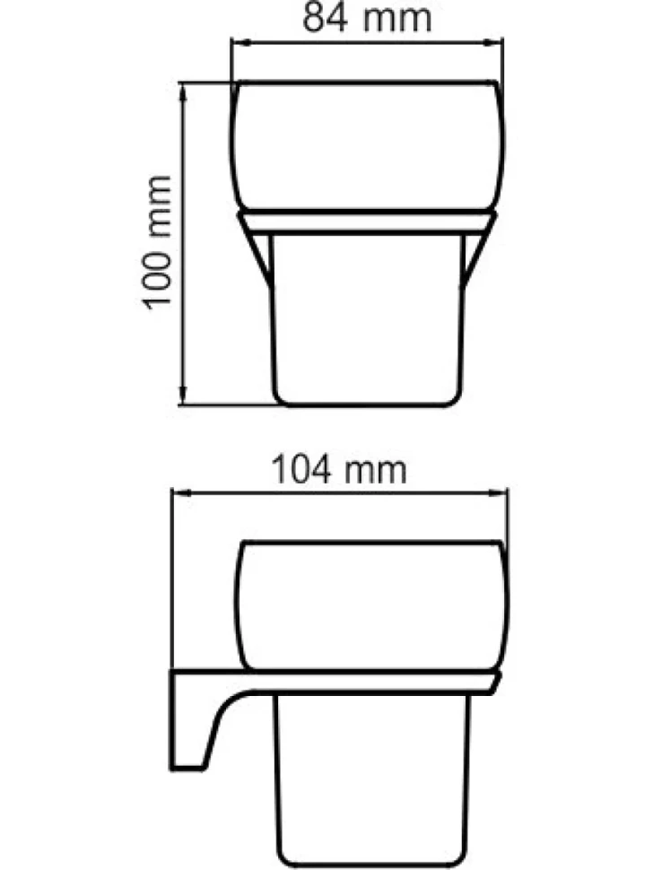 Набор Стакан Wasserkraft Wiese К-8928 + Мыльница К-8929
