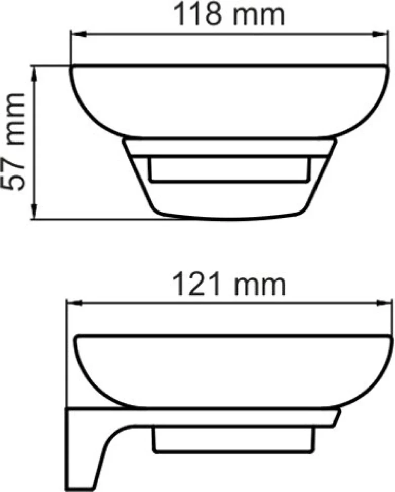 Набор Стакан Wasserkraft Wiese К-8928 + Мыльница К-8929