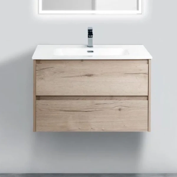 Тумба под раковину BelBagno Kraft 80 rovere galifax bianco