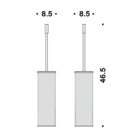 Ершик Colombo Design Plus W4961.HPS1 нержавеющая сталь