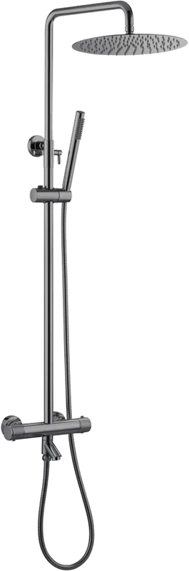 Душевая стойка Boheme Uno 468-T-SGM shine gun metal