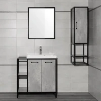 Шкаф пенал для ванной Style Line Лофт 30 бетон Шкаф пенал для ванной Style Line Лофт 30 бетон