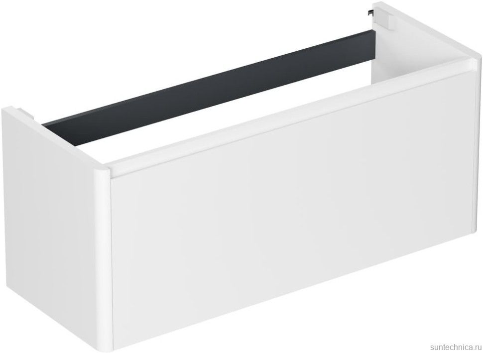 Тумба под раковину без столешницы Allen Brau Gravity 120 1 ящик, матовый белый