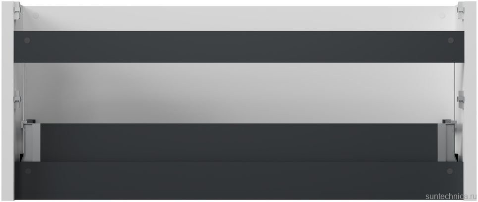 Тумба под раковину без столешницы Allen Brau Gravity 120 1 ящик, матовый белый