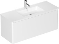Тумба под раковину без столешницы Allen Brau Gravity 120 1 ящик, матовый белый