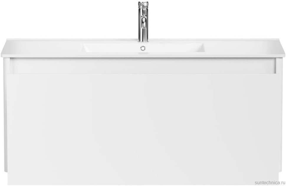 Тумба под раковину без столешницы Allen Brau Gravity 120 1 ящик, матовый белый
