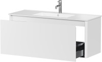 Тумба под раковину без столешницы Allen Brau Gravity 120 1 ящик, матовый белый