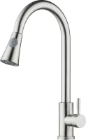 Смеситель для кухни Orange Steel M99-120st сталь Смеситель для кухни Orange Steel M99-120st сталь