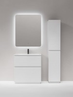 Мебель для ванной комнаты Sancos Folk Floor 80 напольная, bianco, раковина CN7012