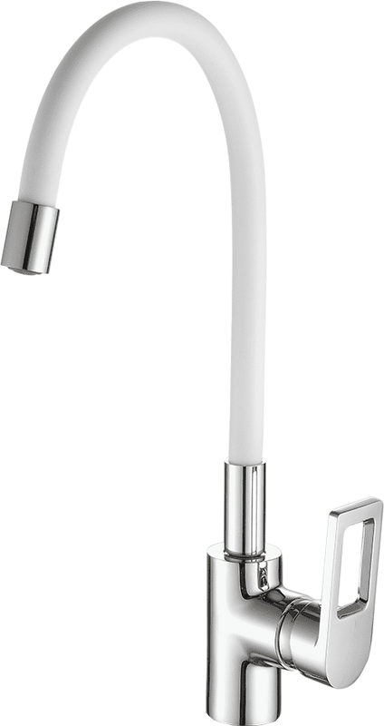 Смеситель для кухни Fashun A4253+B03 хром, белый