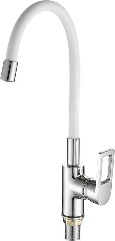 Смеситель для кухни Fashun A4253+B03 хром, белый