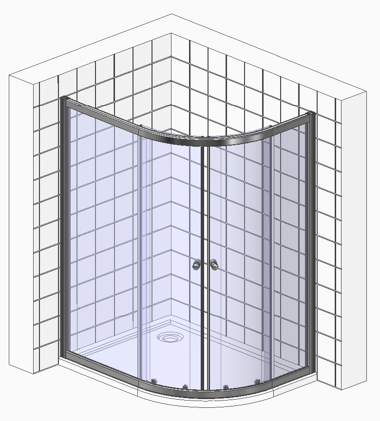 Душевой уголок Good Door Infinity R-120-G-CH