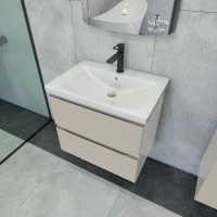 Тумба с раковиной Caprigo Forte 65 подвесная, беж лайт