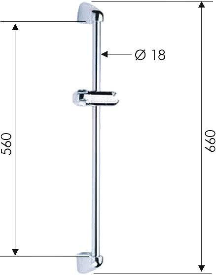Душевая штанга Remer 314
