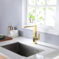 Смеситель для кухни Abber Daheim AF8214G золото