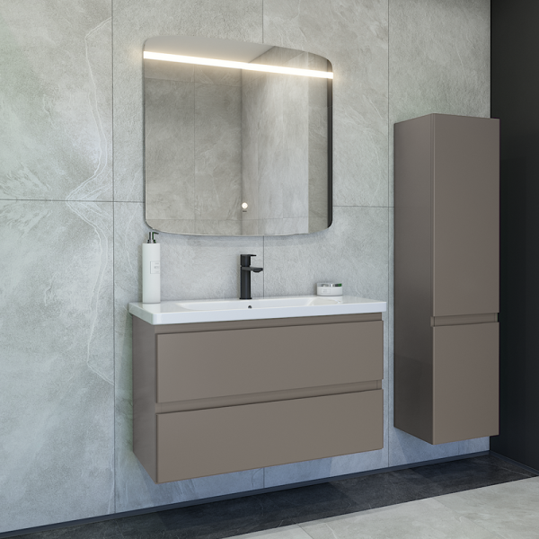 Мебель для ванной комнаты Caprigo Forte 90 подвесная, айрон