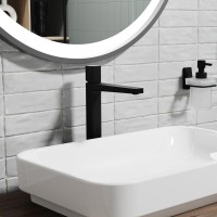 Смеситель для раковины Wasserkraft Nuthe 9103H черный soft-touch