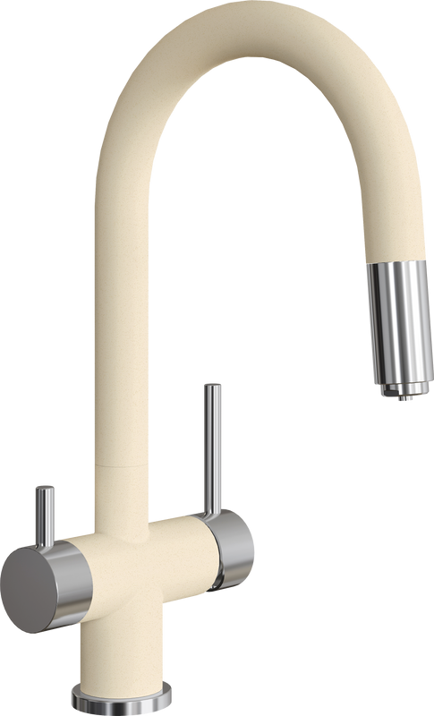 Смеситель для кухни Florentina Маэстро шампань