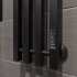 Полотенцесушитель электрический Маргроид Inaro профильный 120х18 R черный матовый