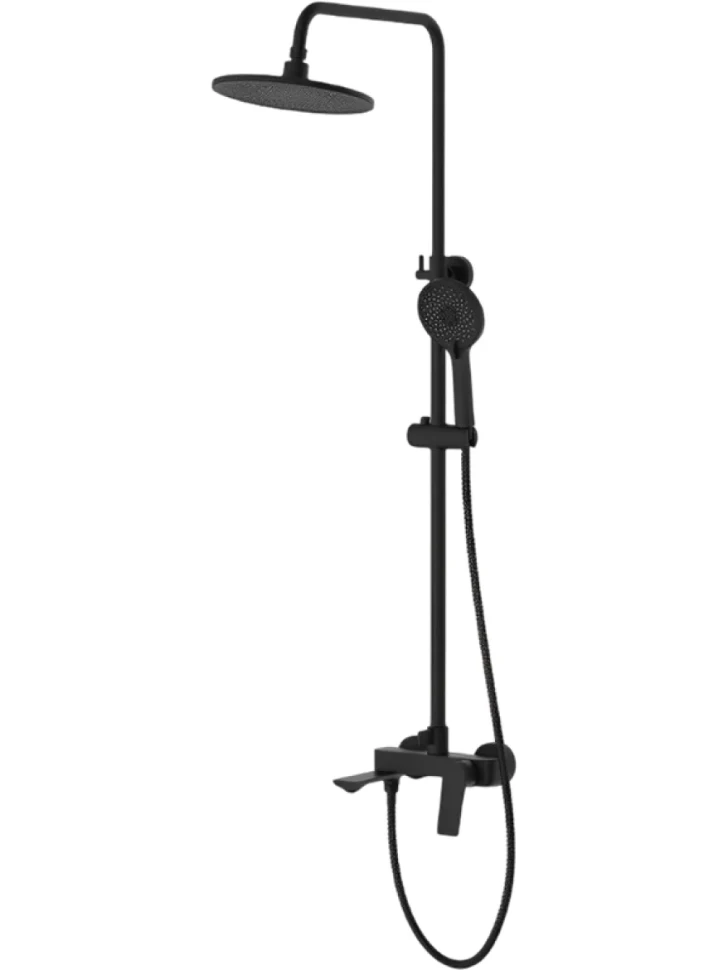 Душевая стойка Haiba HB24816-7 черная матовая