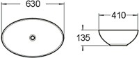 Накладная раковина SantiLine SL-1019
