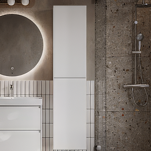 Шкаф-пенал для ванной Roca Ona A857635509 белый матовый