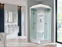 Душевая кабина Royal Bath HP RB 80HP6-WT с низким поддоном, с сиденьем