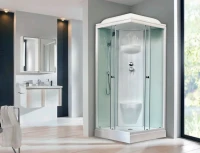 Душевая кабина Royal Bath HP RB 80HP6-WT с низким поддоном, с сиденьем