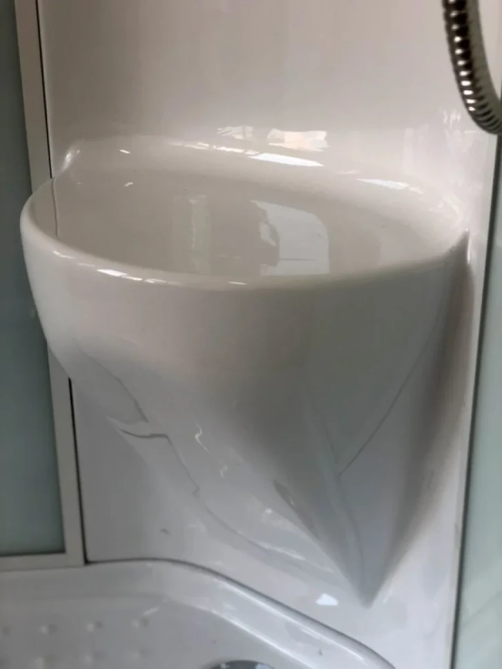 Душевая кабина Royal Bath HP RB 80HP6-WT с низким поддоном, с сиденьем