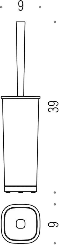 Набор Ершик Colombo Design Alize В2506 + Держатель В2508D