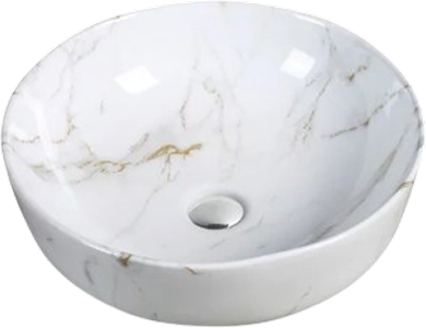 Накладная раковина SantiLine SL-7021 под мрамор