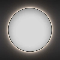 Зеркало круглое Wellsee 7 Rays’ Spectrum 80 с подсветкой, черное