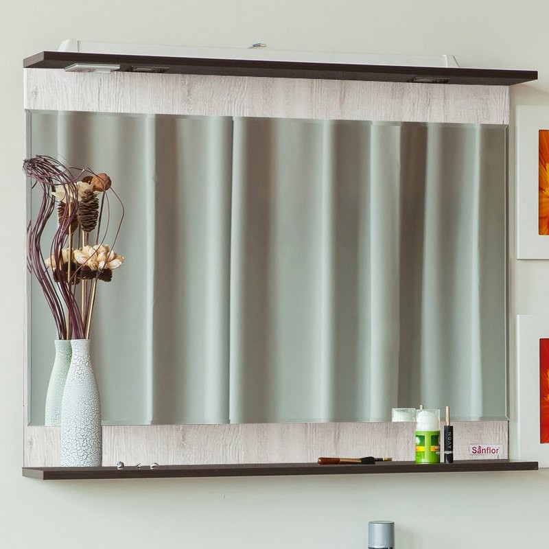 Мебель для ванной комнаты Sanflor Толедо 85, венге, орегон