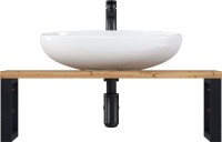 Столешница с раковиной 1MarKa Grunge Loft 80 дуб вотан