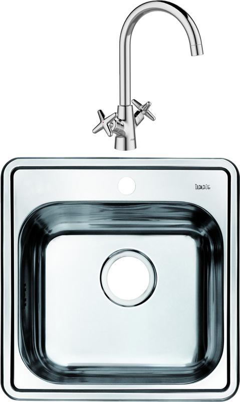 Комплект Мойка IDDIS Strit + Смеситель Acros ACRSB00i05 хром