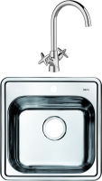 Комплект Мойка IDDIS Strit + Смеситель Acros ACRSB00i05 хром