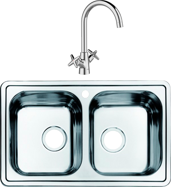 Комплект Мойка IDDIS Strit + Смеситель Acros ACRSB00i05 хром