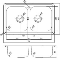 Комплект Мойка IDDIS Strit + Смеситель Acros ACRSB00i05 хром