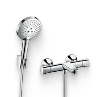 Душевой комплект Термостат Hansgrohe Ecostat universal 13123000 + Гарнитур Raindance Select S 26721000