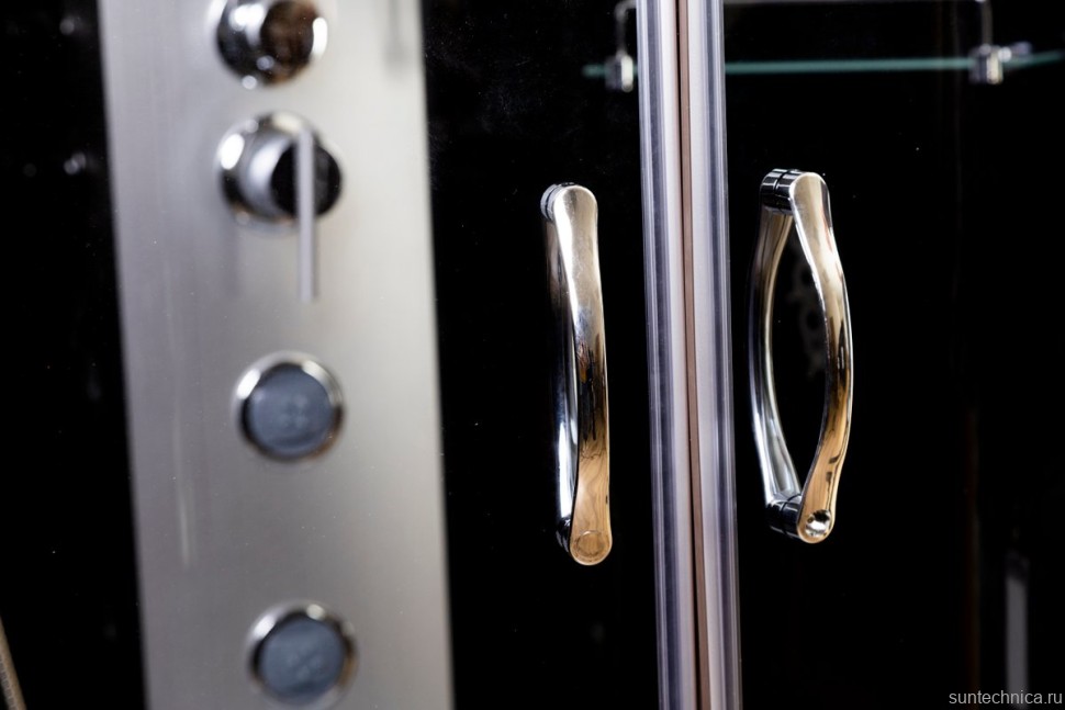 Душевая кабина Niagara Classic NG-2510-14RBKG 120х80 см, без крыши, с гидромассажем