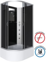 Душевая кабина Niagara Classic NG-2510-14RBKG 120х80 см, без крыши, с гидромассажем