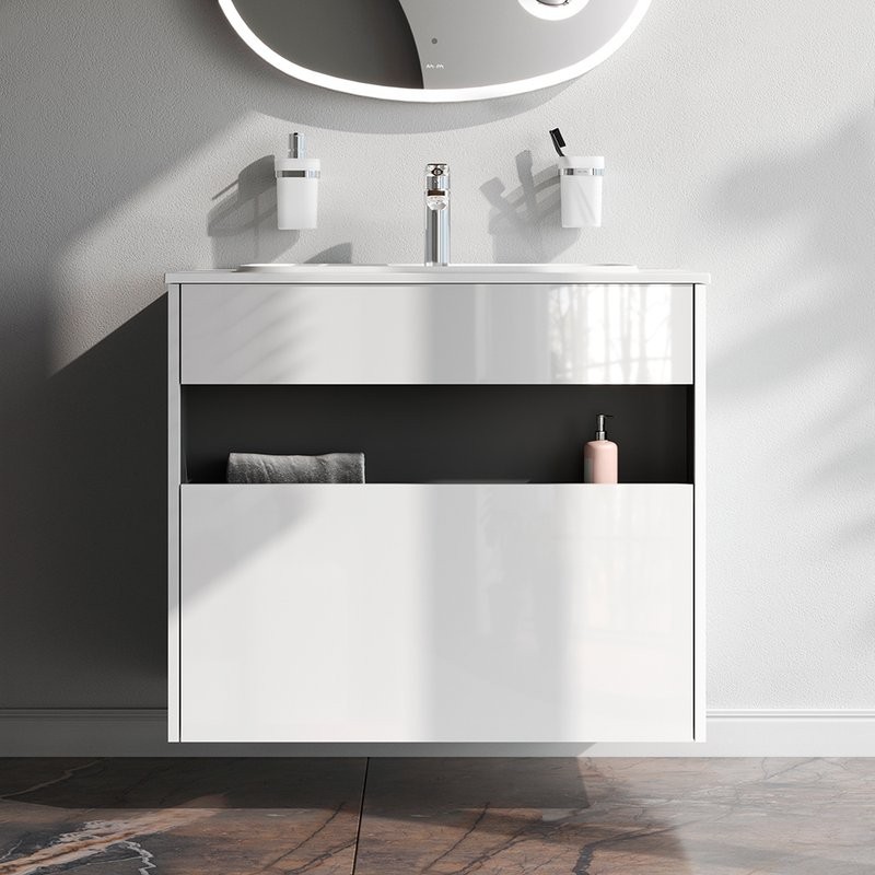 Мебель для ванной комнаты AM.PM Func 80 белый глянец