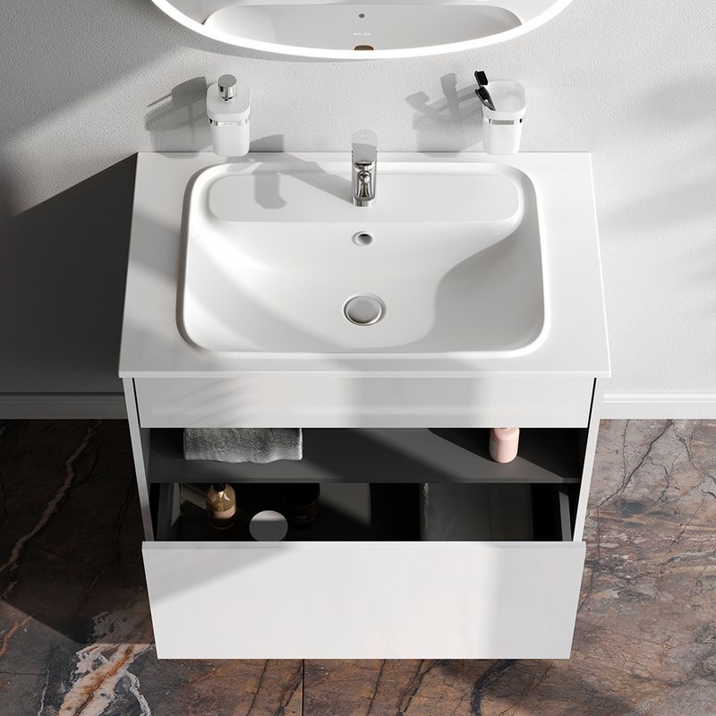 Мебель для ванной комнаты AM.PM Func 80 белый глянец