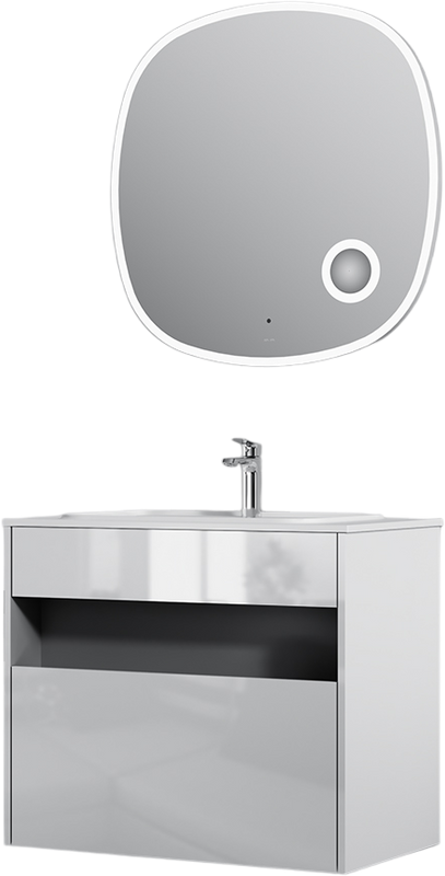 Мебель для ванной комнаты AM.PM Func 80 белый глянец