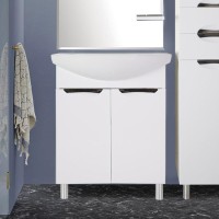 Тумба с раковиной ASB-Mebel Мессина 70 с дверками