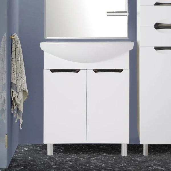 Тумба с раковиной ASB-Mebel Мессина 70 с дверками